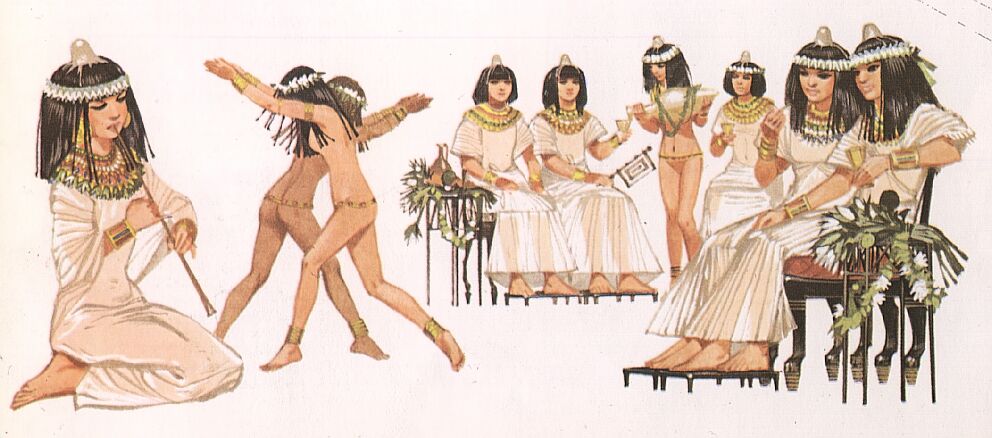 Ancient Egyptians Dancing