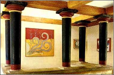 Knossos palace, throne room